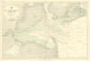 New York Harbor Lower Bay Brooklyn Staten Island ADMIRALTY chart 1950 (1956) map