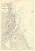 Københavns Havn Copenhagen Denmark ADMIRALTY sea chart city plan 1929 (1956) map