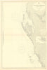 Western Australia Gascoyne Shark Bay ADMIRALTY sea chart 1879 (1954) old map