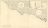 Victoria coast Australia Rivoli Bay-Cape Otway ADMIRALTY chart 1901 (1954) map