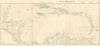 West India Islands & Caribbean Sea Sheet 2 ADMIRALTY sea chart 1913 (1949) map