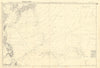 Pacific Ocean North west sheet. Micronesia. ADMIRALTY sea chart 1875 (1954) map