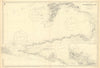 Douarnenez Bay & approaches. Finistère. ADMIRALTY sea chart 1894 (1955) map
