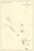 Leeward Islands Antigua Guadeloupe St Kitts Barts ADMIRALTY chart 1954 old map