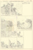North Spain harbours. Suances San Sebastian ADMIRALTY sea chart 1932 (1957) map