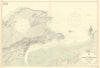 Puerto de Santander. Cantabria Spain. ADMIRALTY sea chart 1931 (1956) old map