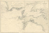 Cap Chèvre-Pte Corsen Rade Brest Finistère ADMIRALTY sea chart 1859 (1949) map