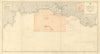South Devon Cornwall Mevagissey-Salcombe ADMIRALTY sea chart 1955 (1957) map