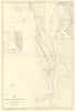 Western Australia coast Margaret River-Geraldton ADMIRALTY chart 1877 (1955) map