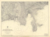 Nice Villefranche Bay Cap Ferrat Alpes-Maritimes ADMIRALTY chart 1909 (1955) map