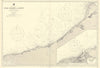 Seine-Maritime Somme coast Durdent-Cayeux Dieppe ADMIRALTY chart 1894 (1955) map