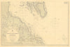 Tanzania coast Zanzibar channel Dar-es-Salaam ADMIRALTY chart 1875 (1956) map