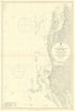 Zanzibar Island approach West coast Tanzania ADMIRALTY sea chart 1956 (1957) map
