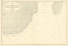 Southern Africa Cape of Good Hope-Madagascar ADMIRALTY sea chart 1935 (1955) map