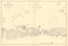 Sumbawa Komodo Flores Paternoster Indonesia. ADMIRALTY sea chart 1892 (1955) map