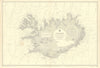 Iceland. Norwegian Sea. North Atlantic. ADMIRALTY sea chart 1941 (1956) map