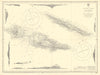 Azores - Fayal Pico & San Jorge. ADMIRALTY sea chart 1849 (1957) old map