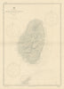 Saint Vincent & Northern Bequia Caribbean. US Navy sea chart 1891 (1919) map