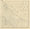 Great Abaco Bahamas Treasure Green Turtle Cay US Navy sea chart 1887 (1923) map