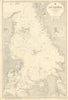 Kattegat Baltic ports lighthouses Denmark Sweden ADMIRALTY chart 1929 (1955) map