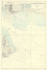 Solent eastern approach Spithead Portsmouth ADMIRALTY sea chart 1935 (1955) map