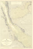 River Merseyside. Liverpool Birkenhead. ADMIRALTY sea chart 1912 (1955) map