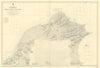 Northern Formosa / Taiwan. Taihoku / Taipei. ADMIRALTY sea chart 1907 (1956) map