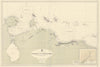 Venezuela coast. Aruba Bonaire Curacao. ADMIRALTY sea chart 1894 (1955) map