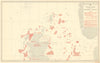 British Isles North February Fishery Chart Scotland North Sea Atlantic 1953 map