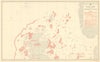 British Isles North November Fishery Chart Scotland North Sea Atlantic 1953 map