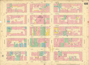 Sanborn NYC #68 Manhattan Midtown Kips Bay NoMad Rose Hill Gramercy 1899 map