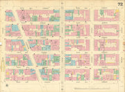 Sanborn NYC #72 Manhattan Midtown NoMad Koreatown Rose Hill Murray Hill 1899 map