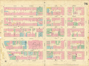 Sanborn NYC #75 Manhattan Midtown NoMad Murray Hill Garment District 1899 map