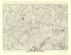 A Plan of London on the same scale as that of Paris after Rocque 1971 (1746) map
