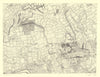 West London. Notting Hill Kensington Chiswick #11 After ROCQUE 1971 (1746) map