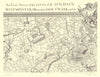Hampstead Willesden Neasden Belsize Park. #12. After ROCQUE 1971 (1746) map