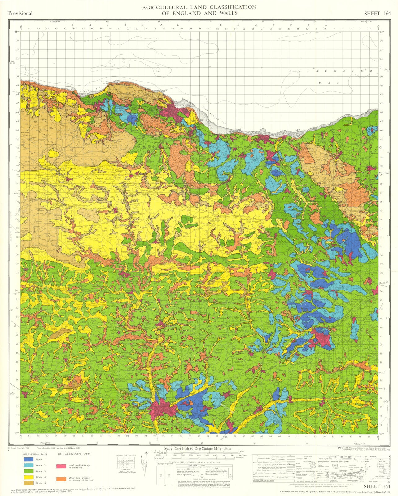 Agricultural Land Classification 164 Exmoor. Quantocks. Devon Redlands ...