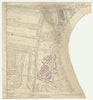 LSE POVERTY OS PROOF MAP Canary Wharf - Cubitt Town - Blackwall 1928 old