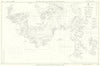 Falkland Islands Eagle Passage-New Island Admiralty chart HMS Glamorgan 1982 map