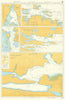 East Falkland Island harbours. Admiralty. Used in 1982 on HMS Glamorgan 1981 map