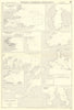 South Georgia Harbours & Anchorages. Admiralty sea chart #3585. 1931 (1979) map