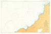 Cornwall - Pendeen to Trevose Head. Admiralty sea chart #1149. 1972 (1989) map