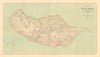 Carta Corográfica da Ilha da Madeira. Instituto Geográfico e Cadastral 1934 map
