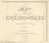 Map of England & Wales from the latest surveys. Title sheet. Stockdale 1809