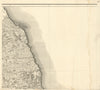 #3 Northumberland & Durham North Sea coast. Stockdale 1809 old antique map