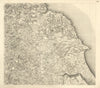 #7 Yorkshire, the Humber Estuary & Teesside. Stockdale 1809 old antique map