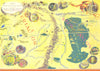 There & Back Again: A Map of Bilbo's Journey… Baynes/Tolkien 71x50cm 1976 (1971)
