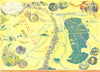 There & Back Again: A Map of Bilbo's Journey… Baynes/Tolkien 71x50cm 1976 (1971)