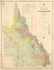 Geological Sketch Map of Queensland showing the mineral localities—Dunstan 1906