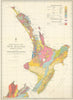 Geological Map – New Zealand – North Island – Montague Ongley/A.W. Hampton 1947